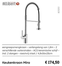 Keukenkraan mira-Allibert