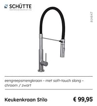 Keukenkraan stilo-Schütte