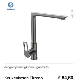 Keukenkraan tirreno