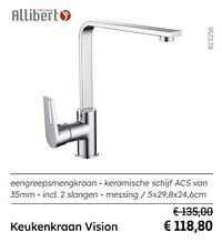 Keukenkraan vision-Allibert