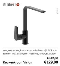 Keukenkraan vision-Allibert