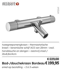 Bad--douchekraan bordeau-Allibert