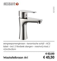 Wastafelkraan ari-Allibert