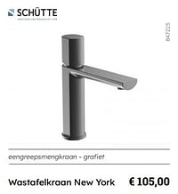 Wastafelkraan new york-Schütte