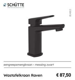 Wastafelkraan raven