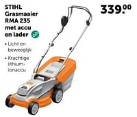 Stihl grasmaaier rma 235 met accu en lader-Stihl