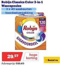 Robijn classics color 3-in-1 wascapsules-Robijn