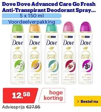 Dove advanced care go fresh anti-transpirant deodorant spray-Dove