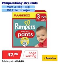 Pampers baby-dry pants maat 3-Pampers