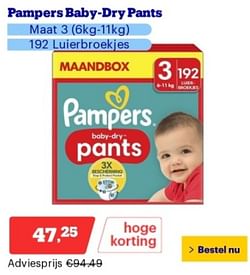 Pampers baby-dry pants maat 3