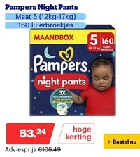 Pampers night pants maat 5-Pampers