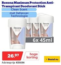 Rexona maximum protection anti- transpirant deodorant stick-Rexona