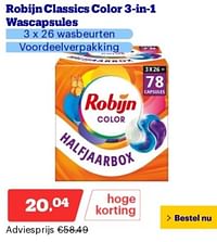 Robijn classics color 3-in-1 wascapsules-Robijn