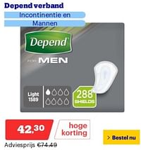 Depend verband incontinentie-Depend