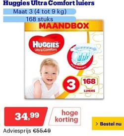 Huggies ultra comfort luiers maat 3