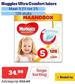 Huggies ultra comfort luiers maat 5