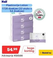 Promoties Naïf plasticvrije lotion doekjes - Naif - Geldig van 02/09/2024 tot 08/09/2027 bij Bol.com