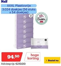 Naïf xxxl plasticvrije doekjes-Naif