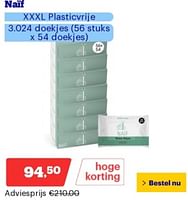 Promoties Naïf xxxl plasticvrije doekjes - Naif - Geldig van 02/09/2024 tot 08/09/2027 bij Bol.com