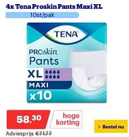 Promoties Tena proskin pants maxi xl - Tena - Geldig van 02/09/2024 tot 08/09/2027 bij Bol.com