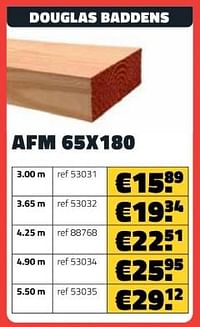 Douglas baddens afm 65x180-Douglas