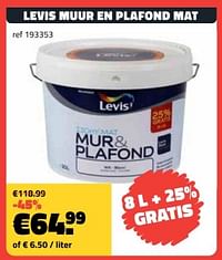 Levis muur en plafond mat-Levis