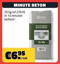 Minute beton-Coeck