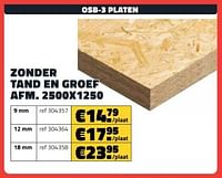 Osb-3 platen zonder tand en groef-Huismerk - Bouwcenter Frans Vlaeminck