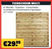 Tuinscherm multi-Huismerk - Bouwcenter Frans Vlaeminck