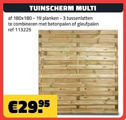 Tuinscherm multi