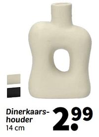 Dinerkaarshouder-Huismerk - Wibra