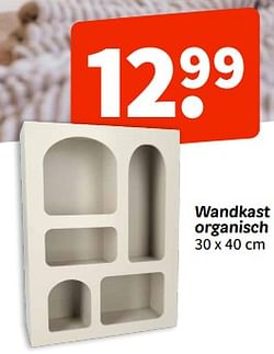 Wandkast organisch