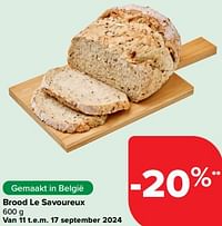 Brood le savoureux -20%-Le Savoureux