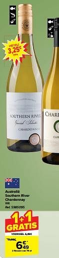 Southern river chardonnay wit-Witte wijnen