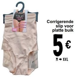 Corrigerende slip voor platte buik