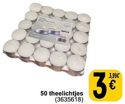 50 theelichtjes