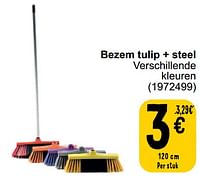 Promoties Bezem tulip + steel - Schoenen - Geldig van 10/09/2024 tot 23/09/2024 bij Cora