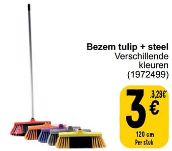 Promoties Bezem tulip + steel - Schoenen - Geldig van 10/09/2024 tot 23/09/2024 bij Cora