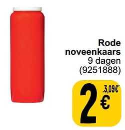 Rode noveenkaars