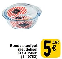 Ronde stoofpot met deksel ô cuisine-O