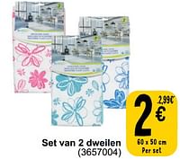 Set van 2 dweilen-Huismerk - Cora