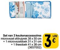 Set van 3 keukenaccessoires-Huismerk - Cora