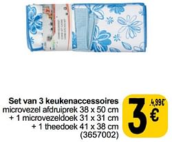 Set van 3 keukenaccessoires