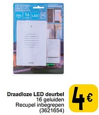 Draadloze led deurbel-Grundig