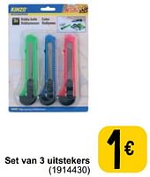 Promoties Set van 3 uitstekers - Kenzo - Geldig van 10/09/2024 tot 23/09/2024 bij Cora