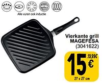 Vierkante grill magefesa-Magefesa