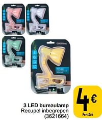 3 led bureaulamp recupel inbegrepen-Grundig