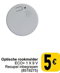 Optische rookmelder eco+-Chacon