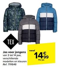 Jas voor jongens-Tex