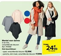 Mantel voor dames-Huismerk - Carrefour 